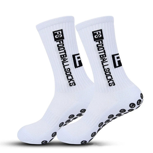 X6 Chaussettes antidérapantes full blanche